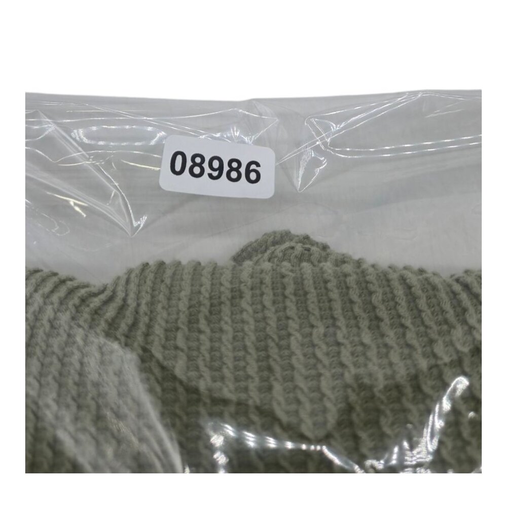 Falls Creek Dress Women XL Green Cottagecore Cable Knit Grandmacore Minimalist - Picture 7 of 7